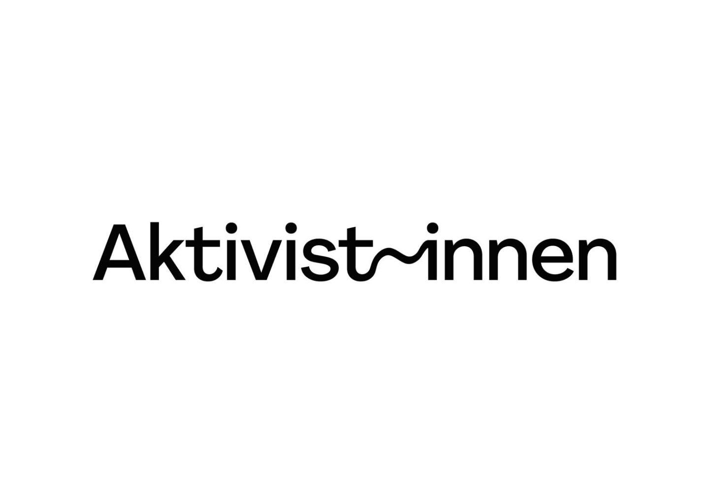 Das Wort "Aktivist:innen" bei dem "Aktivist" und "innen" durch einen gewellten Strich verbunden sind
