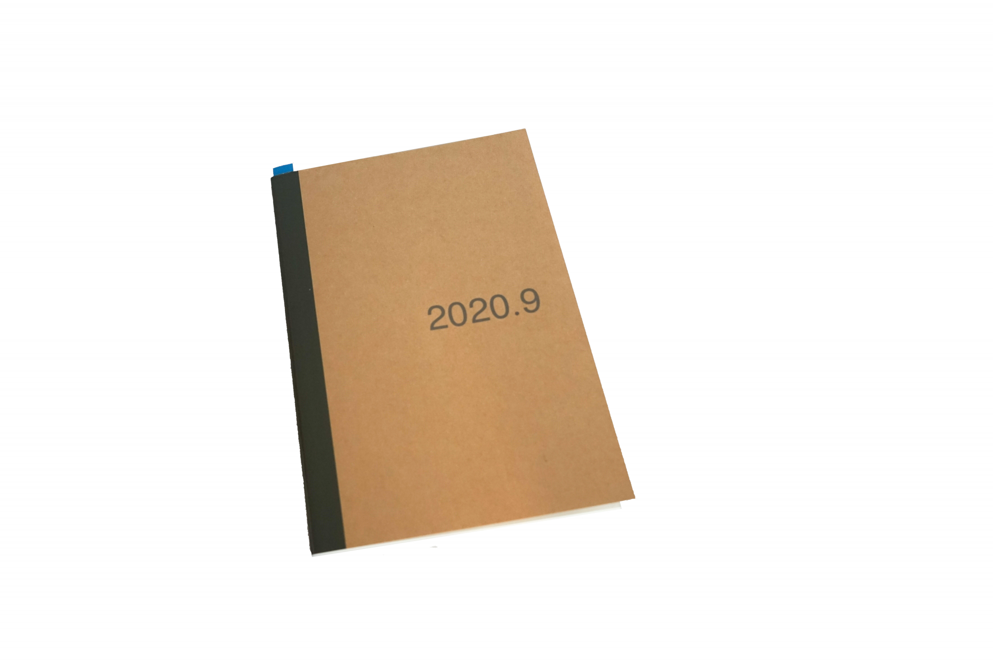 Ein brauner Kalender mit der Aufschrift 2020.9